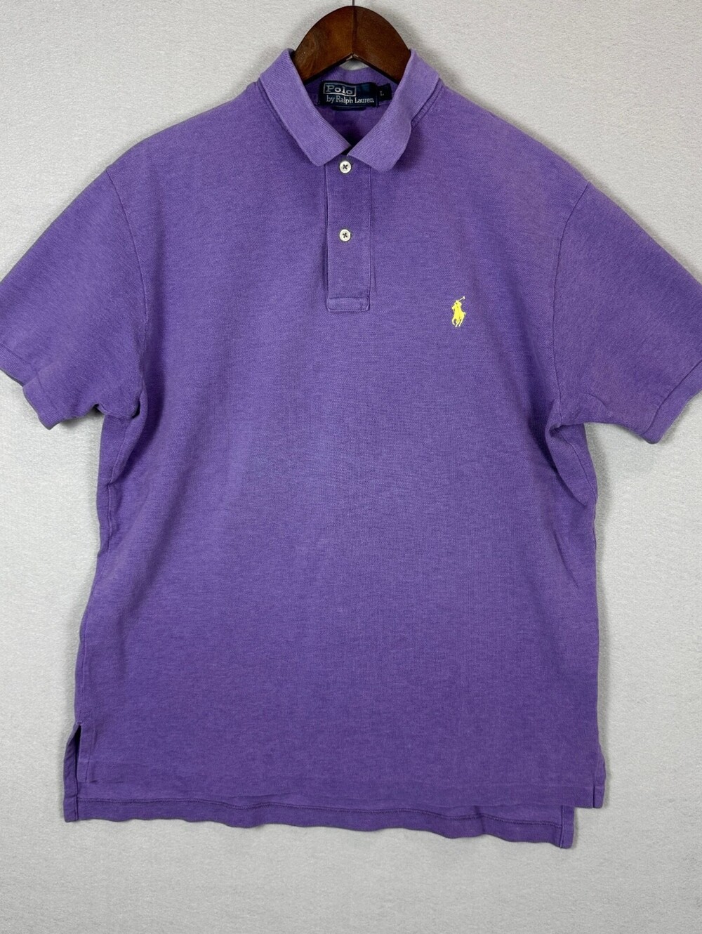 Polo By Ralph Lauren Purple Men's L Polo Shirt